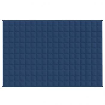 Gewichtsdecke Blau 120x180 cm 5 kg Stoff