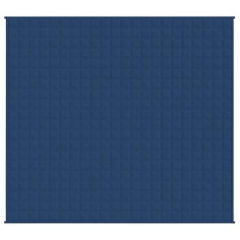 Gewichtsdecke Blau 220x235 cm 11 kg Stoff