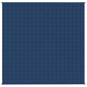 Gewichtsdecke Blau 200x200 cm 9 kg Stoff