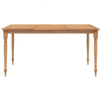 Batavia-Tisch 150x90x75 cm Massivholz Teak