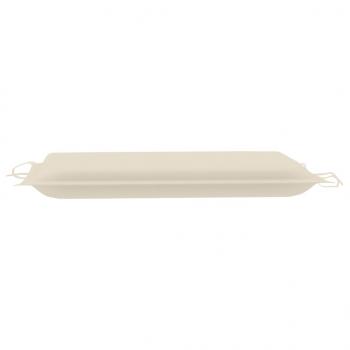 Sonnenliegen-Auflage Creme 186x58x3 cm Oxford-Gewebe