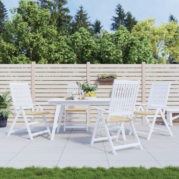 ARDEBO.de - Gartenstuhl-Kissen 4 Stk. Beige 50x50x3 cm Oxford-Gewebe