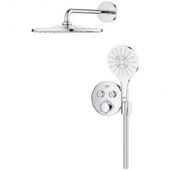 GROHE Precision Smartcontrol Duschsystem, Quickfix, Unterputz, mit Vitalio Rain Mono 310, chrom (34877000)