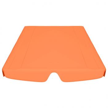 Ersatzdach für Hollywoodschaukel Orange 188/168x145/110 cm