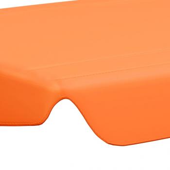 Ersatzdach für Hollywoodschaukel Orange 188/168x145/110 cm