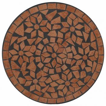 Mosaik-Bistrotisch Terrakotta Ø50x70 cm Keramik