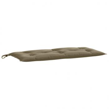 Gartenbank-Auflagen 2 Stk. Melange Taupe 100x50x7 cm Stoff