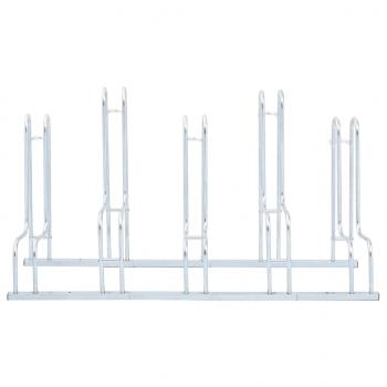 Fahrradständer für 5 Fahrräder Freistehend Verzinkter Stahl