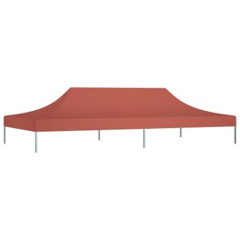 Partyzelt-Dach 6x3 m Terrakotta-Rot 270 g/m²