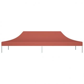 Partyzelt-Dach 6x3 m Terrakotta-Rot 270 g/m²