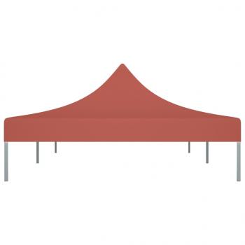 Partyzelt-Dach 6x3 m Terrakotta-Rot 270 g/m²