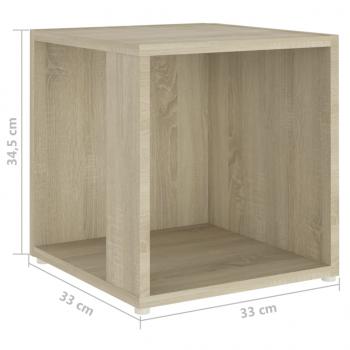 Beistelltisch Sonoma-Eiche 33x33x34,5 cm Holzwerkstoff