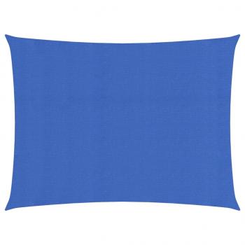 ARDEBO.de - Sonnensegel 160 g/m² Blau 2x3 m HDPE