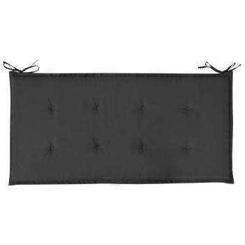 ARDEBO.de - Gartenbank-Auflage Schwarz 100x50x3 cm Oxford-Gewebe