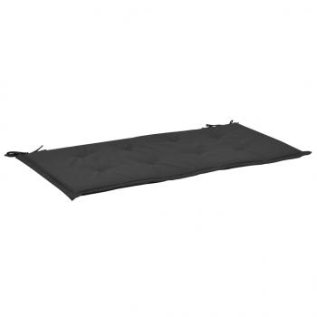 Gartenbank-Auflage Schwarz 100x50x3 cm Oxford-Gewebe