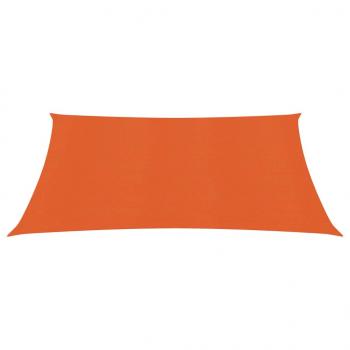 Sonnensegel 160 g/m² Orange 2,5x3 m HDPE