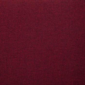 Bank mit Staufach 116 cm Weinrot Polyester