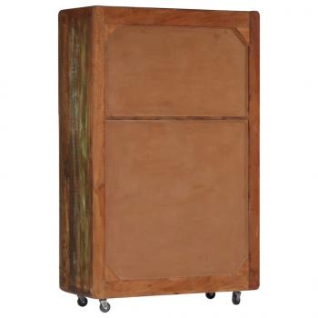 Highboard 90x42x142 cm Altholz Massiv 