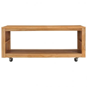 Couchtisch 110x60x40 cm Massivholz Teak