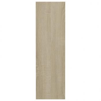 Wand-Schuhschrank Sonoma-Eiche 80x18x60 cm Holzwerkstoff