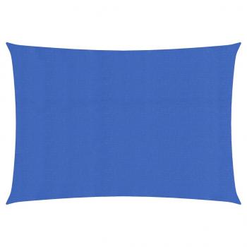 ARDEBO.de - Sonnensegel 160 g/m² Rechteckig Blau 2,5x5 m HDPE