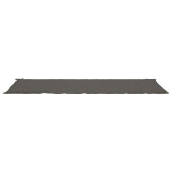 Gartenbank-Auflage Anthrazit 200x50x3 cm Oxford-Gewebe