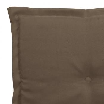 Gartenstuhl-Kissen 2 Stk. Taupe 50x50x3 cm Oxford-Gewebe