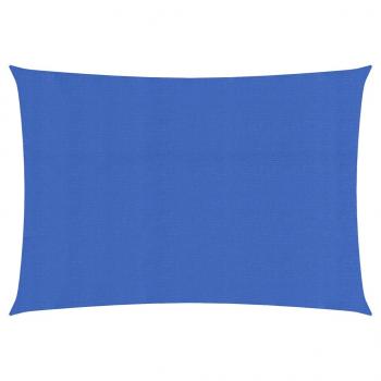 ARDEBO.de - Sonnensegel 160 g/m² Blau 2,5x4,5 m HDPE