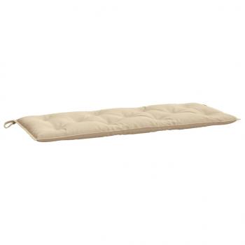 Gartenbank-Auflage Beige 120x50x7 cm Oxford-Gewebe