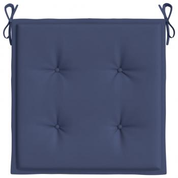 Palettenkissen 4 Stk. Marineblau 50x50x3 cm Oxford-Gewebe