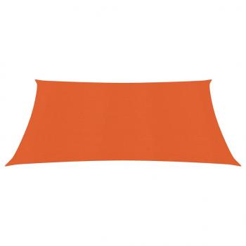 Sonnensegel 160 g/m² Quadratisch Orange 4x4 m HDPE