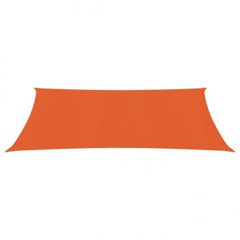 Sonnensegel 160 g/m² Rechteckig Orange 3x6 m HDPE