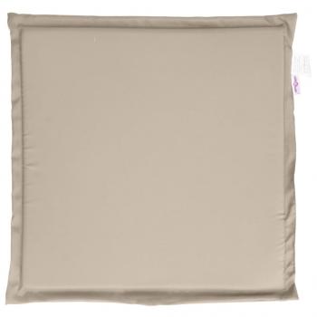 Garten-Sitzkissen 2 Stk. Taupe 45x45x2 cm Quadratisch