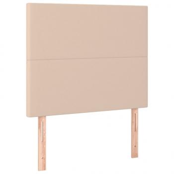 Boxspringbett Matratze Cappuccino-Braun 100x200cm Kunstleder