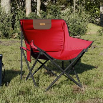 ARDEBO.de - Campingstühle 2 Stk. mit Tasche Klappbar Rot