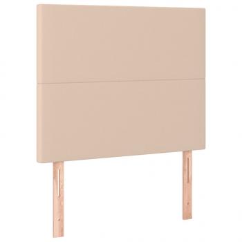 Boxspringbett Matratze Cappuccino-Braun 100x200cm Kunstleder