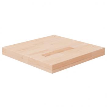 ARDEBO.de - Tischplatte Quadratisch 40x40x4 cm Eichenholz Unbehandelt