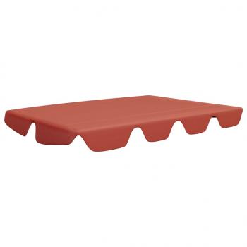 Ersatzdach für Hollywoodschaukel Terracotta 150/130x105/70 cm