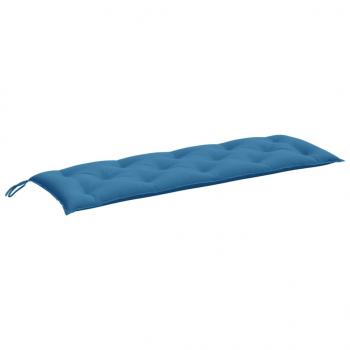 Gartenbank-Auflage Melange Blau 150x50x7 cm Stoff