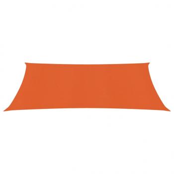 Sonnensegel 160 g/m² Rechteckig Orange 3x5 m HDPE