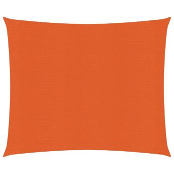 ARDEBO.de - Sonnensegel 160 g/m² Orange 2,5x2,5 m HDPE