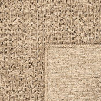 Teppich ZIZUR 60x110 cm Jute-Optik Indoor und Outdoor