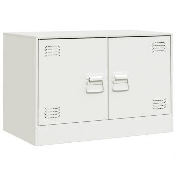 TV-Schrank Weiß 67x39x44 cm Stahl