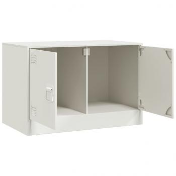 TV-Schrank Weiß 67x39x44 cm Stahl