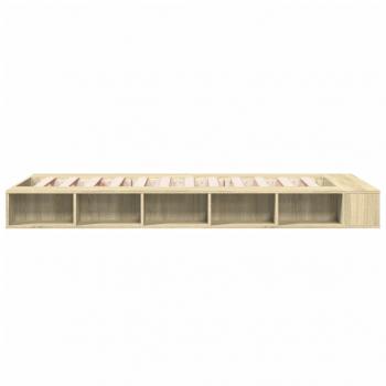 Bettgestell Sonoma-Eiche 90x190 cm Holzwerkstoff