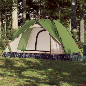 ARDEBO.de - Kuppel-Campingzelt 2 Personen Grün Quick Release