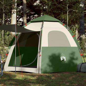 ARDEBO.de - Campingzelt 4 Personen Grün Quick Release