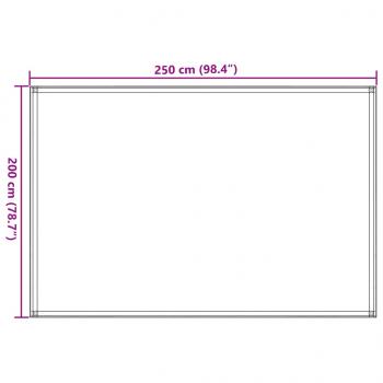 Zeltteppich Hellgrün 250x200 cm HDPE