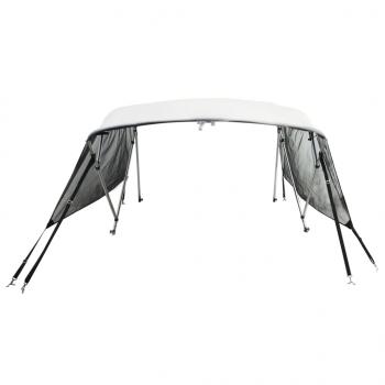 4-Bow Bimini-Top mit Mesh-Seitenteilen 243x(170-182)x137 cm