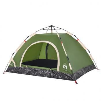 Campingzelt 2 Personen Grün Quick Release